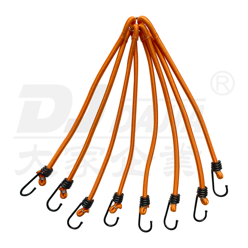 Cabluri Bungee de 8 mm pentru 8 brațe curele elastice cu cârlige cu cârlige